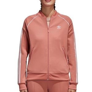 Adidas Originals Track Jacket Size Medium Ash Pink